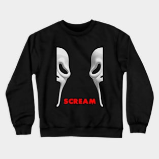 Face Scream Movie Crewneck Sweatshirt